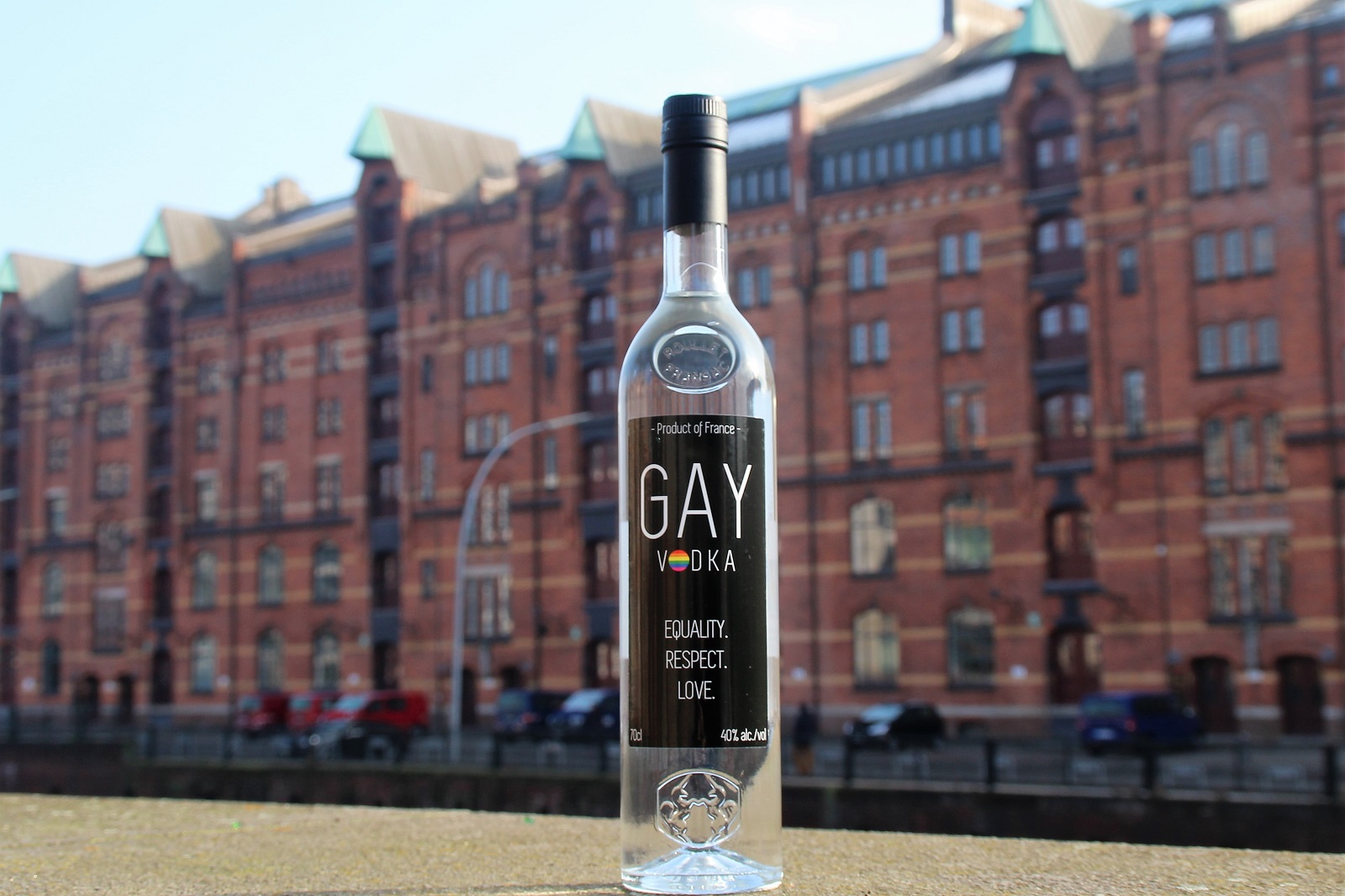 GAY VODKA Equality. Respect. Love.