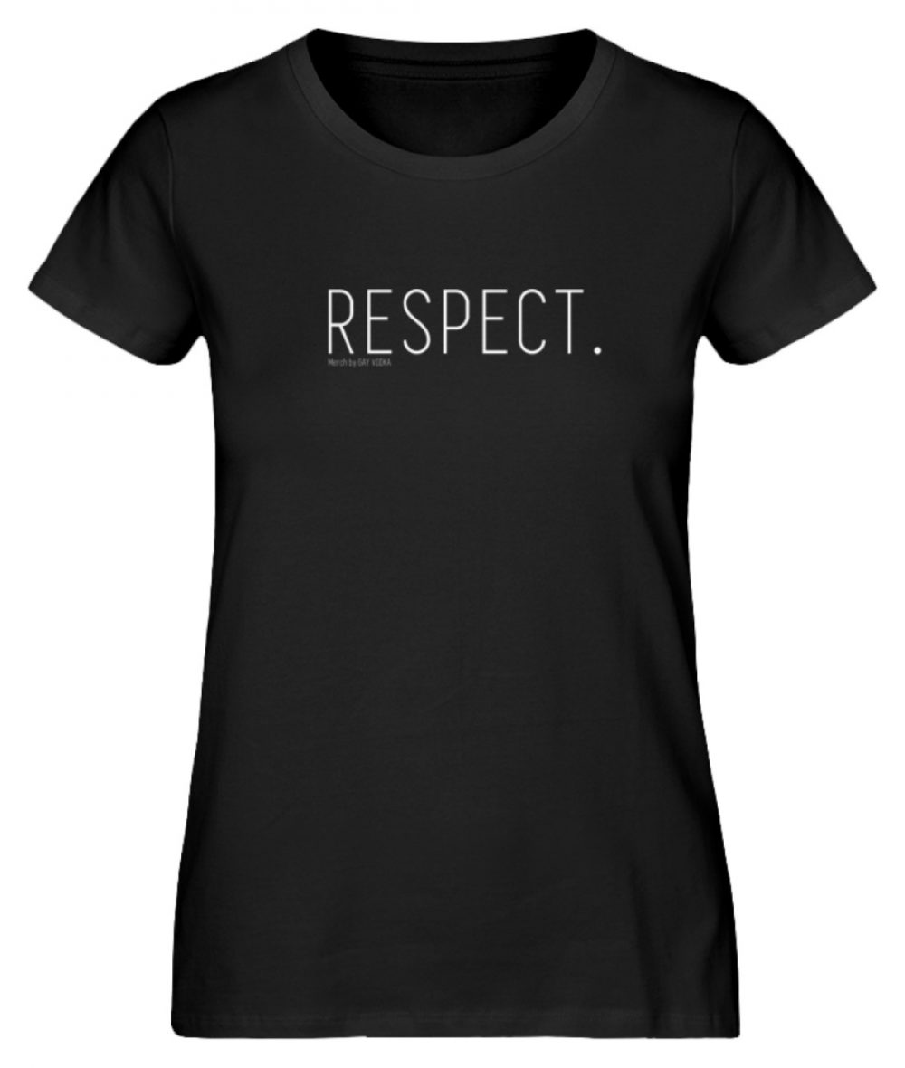 RESPECT. - Damen Premium Organic Shirt-16