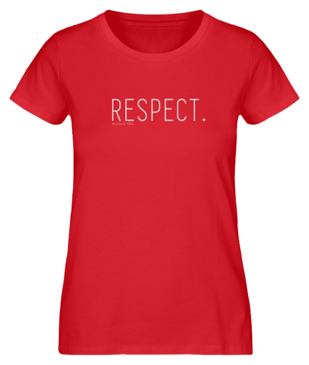 RESPECT. - Damen Premium Organic Shirt-6882