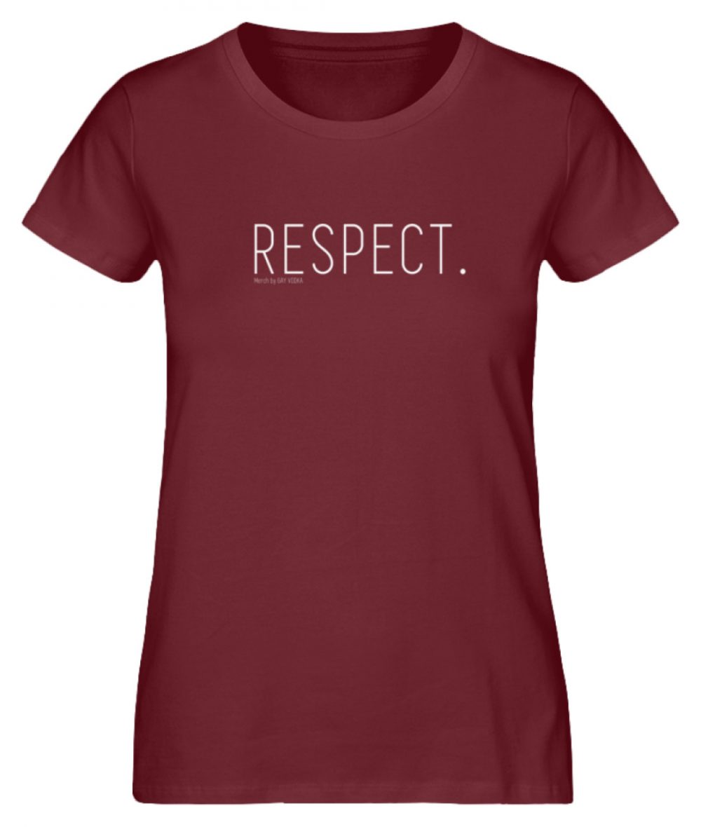RESPECT. - Damen Premium Organic Shirt-6883