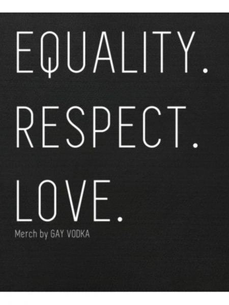 EQUALITY. RESPECT. LOVE. - Fußmatte-16