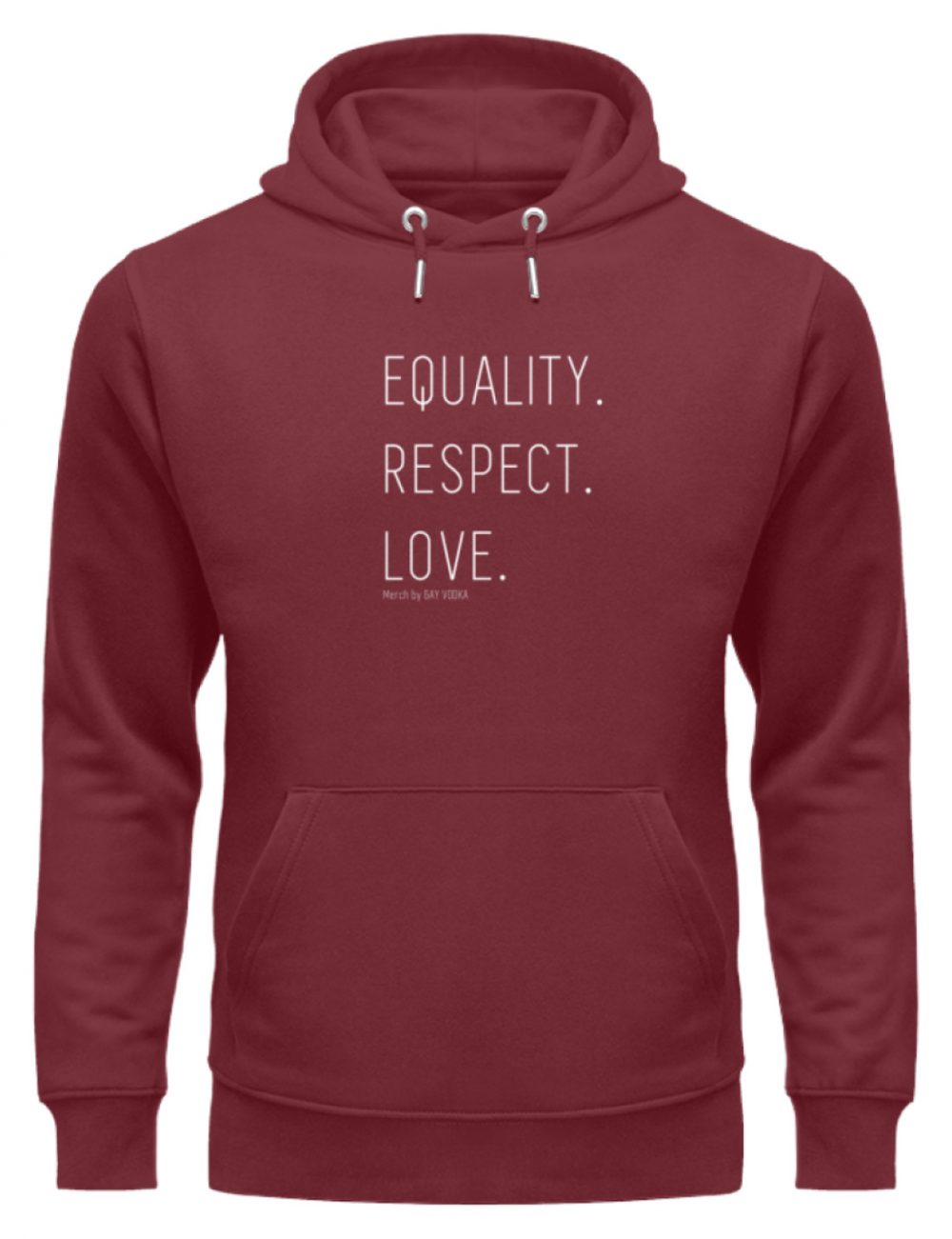 EQUALITY. RESPECT. LOVE. - Unisex Organic Hoodie-6883