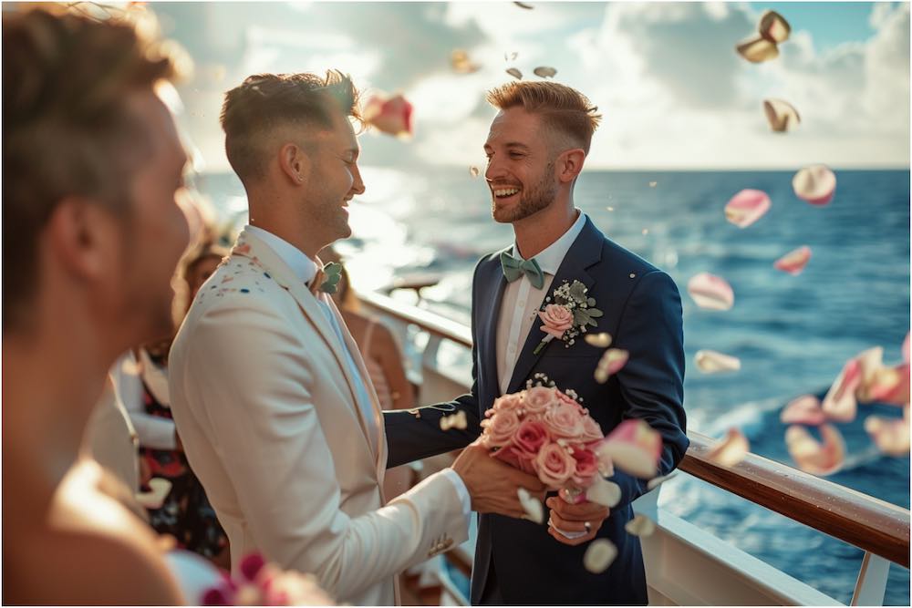 Hochzeit auf dem Kreuzfahrt Schiff